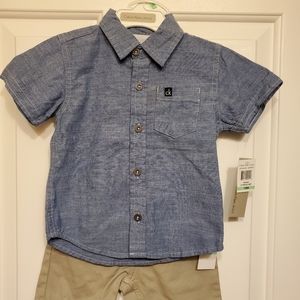 NWT Calvin Klein Short Set